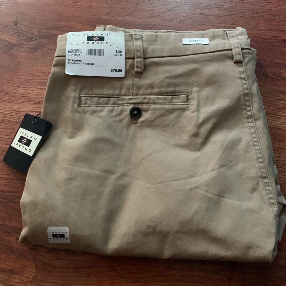 Brand new with tags 38x34 stretch khaki pants